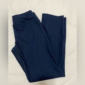 NWT Banana Republic navy pin stripe pants